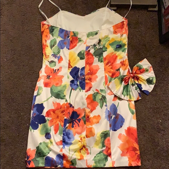 Windsor Xoxo strapless Floral dress  size 13 - Picture 6 of 8